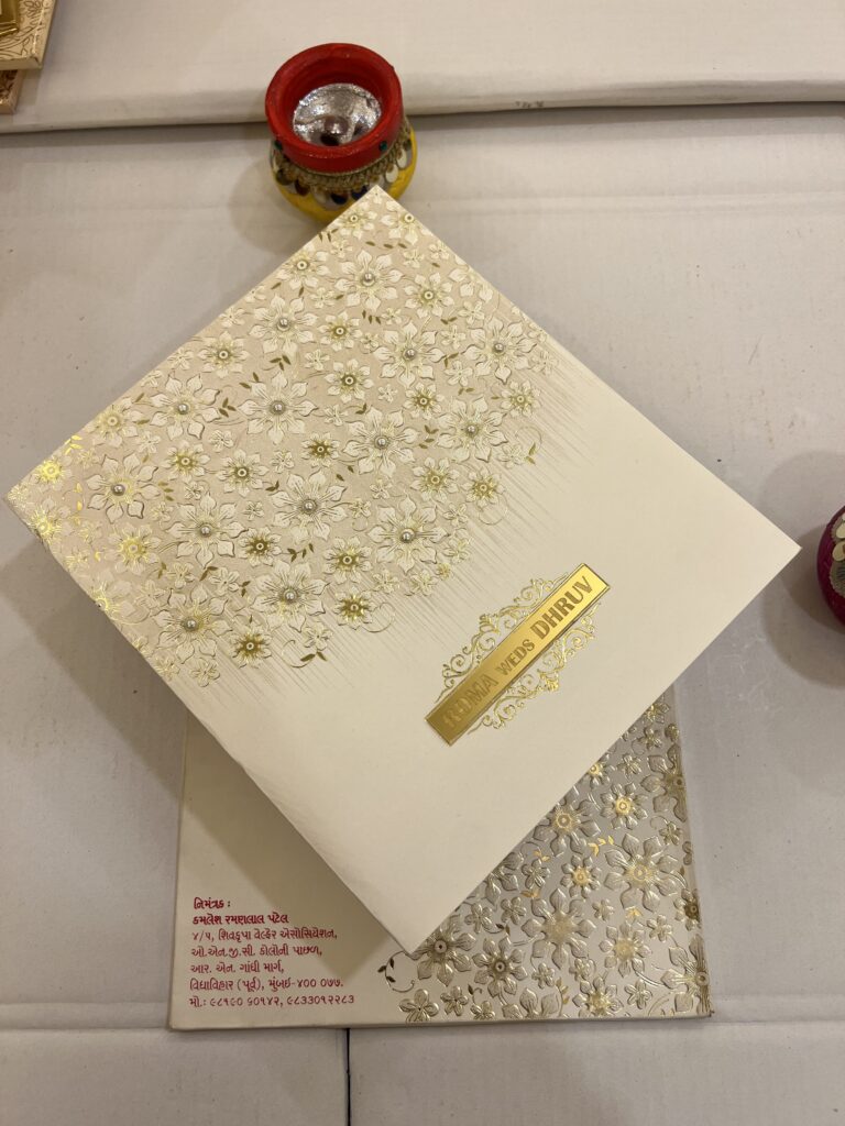 floral wedding cards